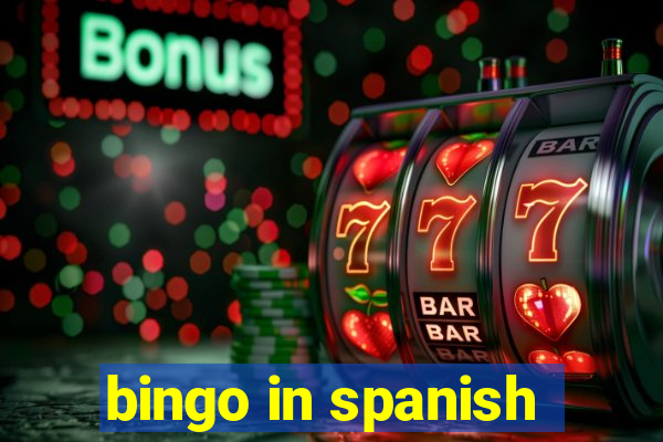 bingo in spanish