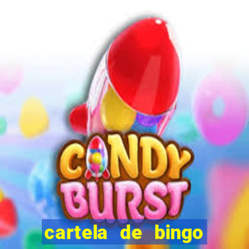 cartela de bingo pra imprimir