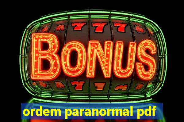 ordem paranormal pdf