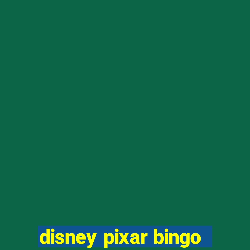 disney pixar bingo