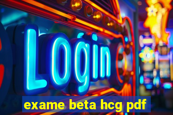 exame beta hcg pdf