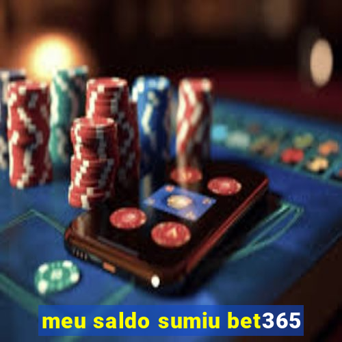 meu saldo sumiu bet365