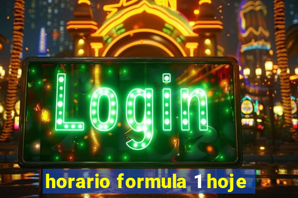 horario formula 1 hoje