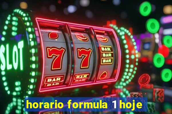 horario formula 1 hoje