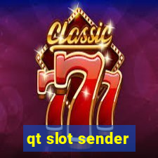 qt slot sender