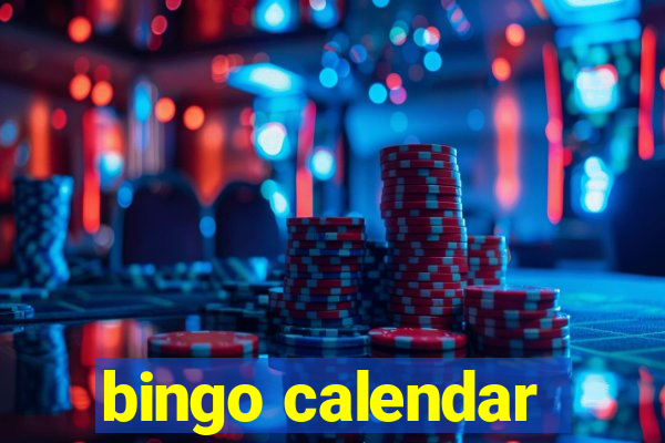 bingo calendar