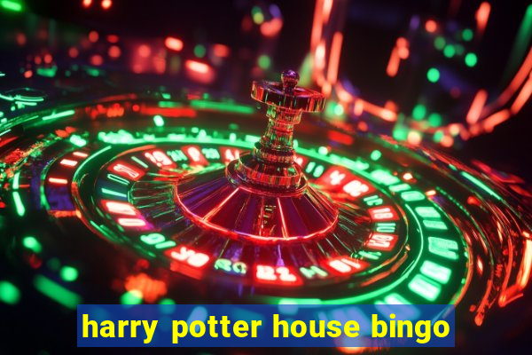 harry potter house bingo