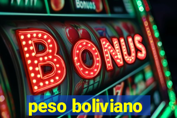 peso boliviano