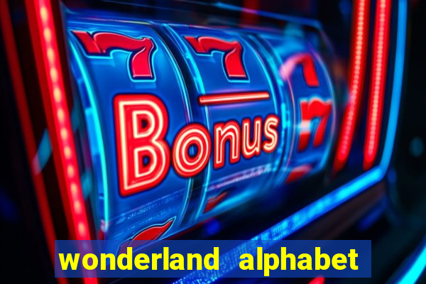 wonderland alphabet comic studio