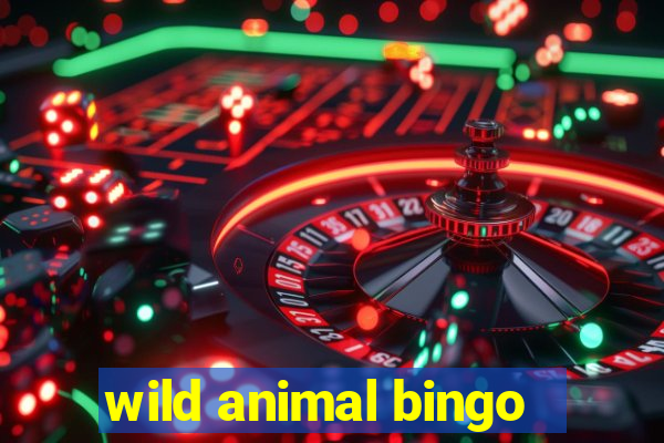 wild animal bingo