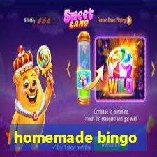 homemade bingo