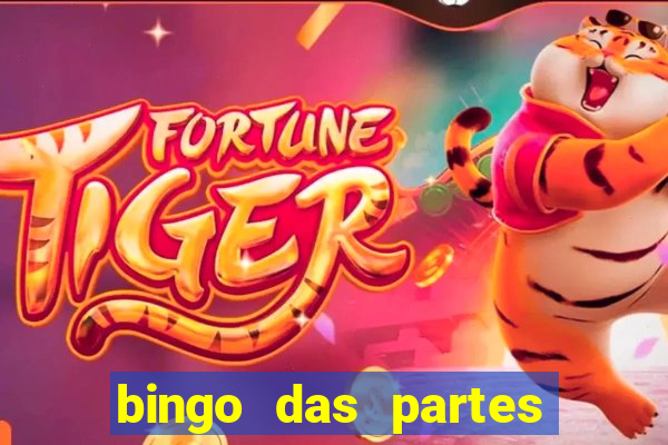 bingo das partes do corpo