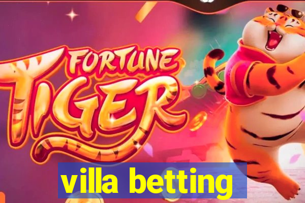 villa betting