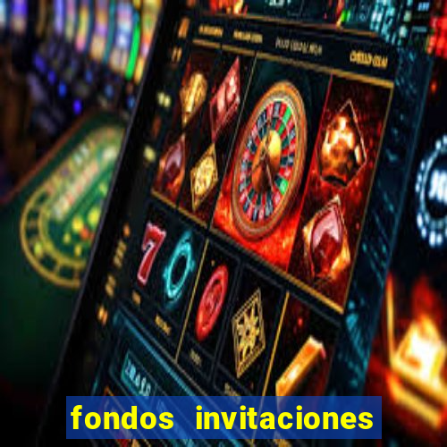 fondos invitaciones de bingo para editar