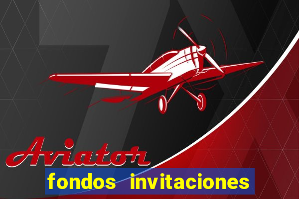 fondos invitaciones de bingo para editar