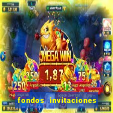 fondos invitaciones de bingo para editar