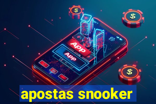 apostas snooker