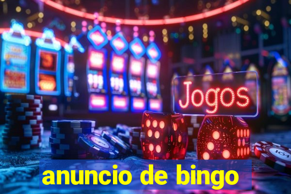 anuncio de bingo