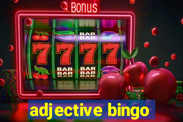 adjective bingo