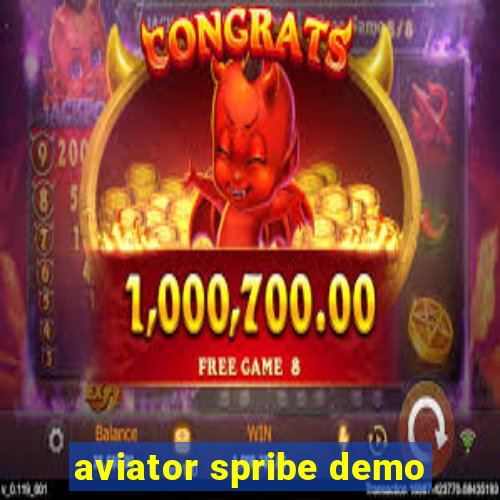 aviator spribe demo