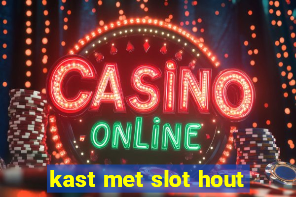 kast met slot hout