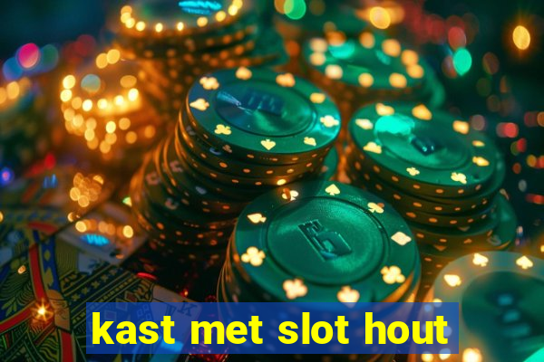 kast met slot hout