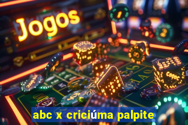 abc x criciúma palpite