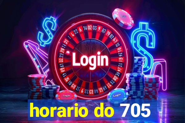 horario do 705