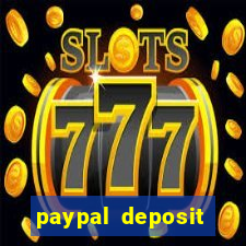 paypal deposit online casino