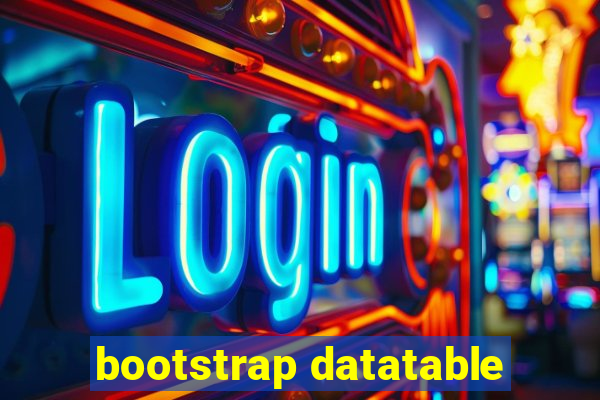 bootstrap datatable