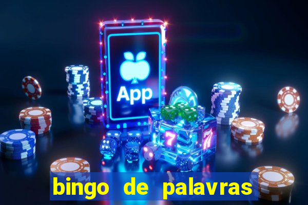 bingo de palavras para imprimir colorido