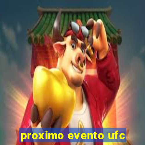 proximo evento ufc