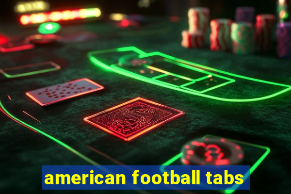 american football tabs