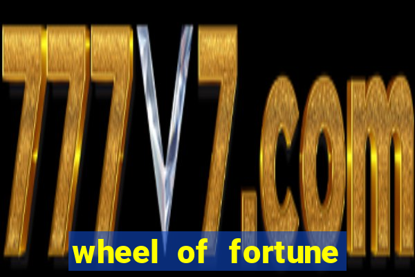 wheel of fortune slots machine