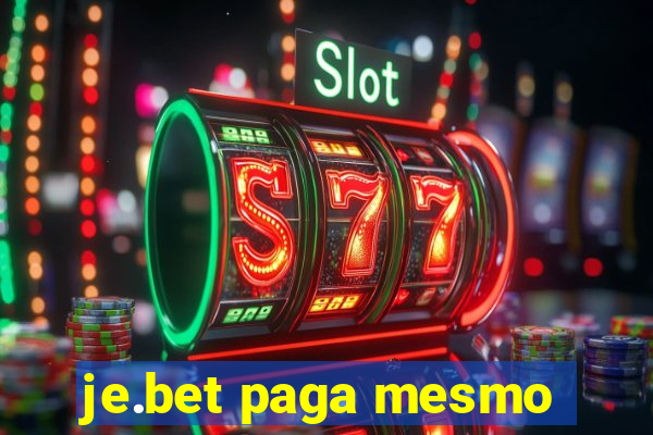 je.bet paga mesmo