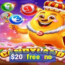 $20 free no deposit casino us