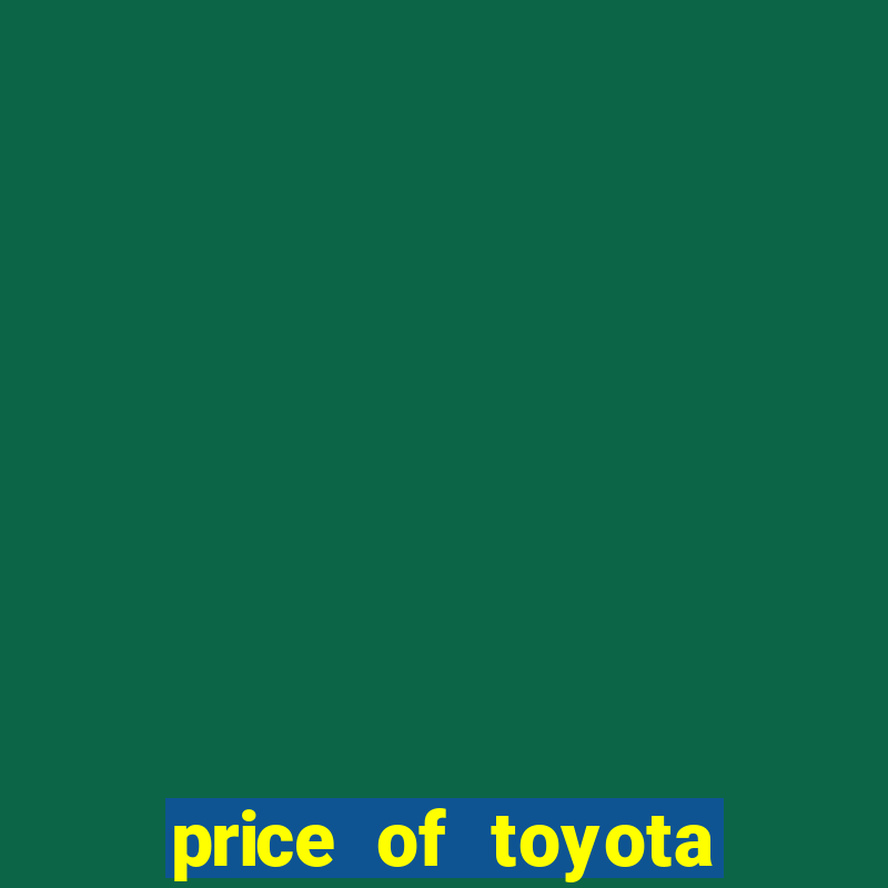 price of toyota fortuner in the philippines