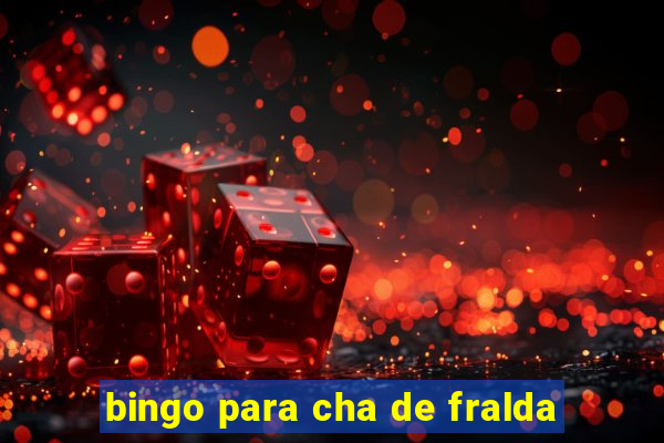 bingo para cha de fralda