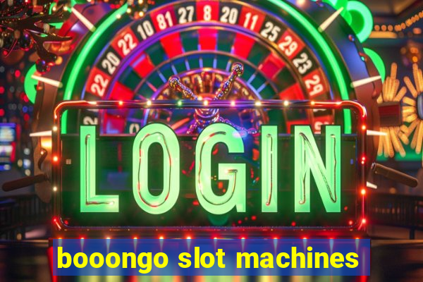 booongo slot machines