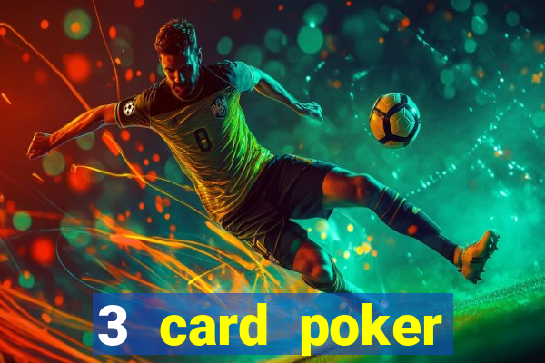 3 card poker casino odds