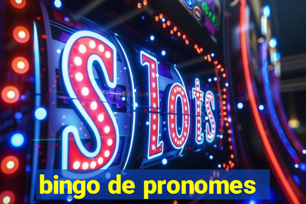 bingo de pronomes