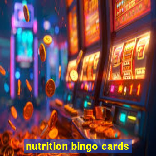 nutrition bingo cards