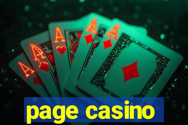 page casino