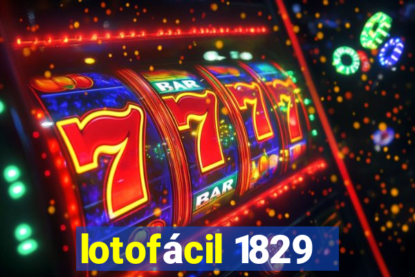 lotofácil 1829