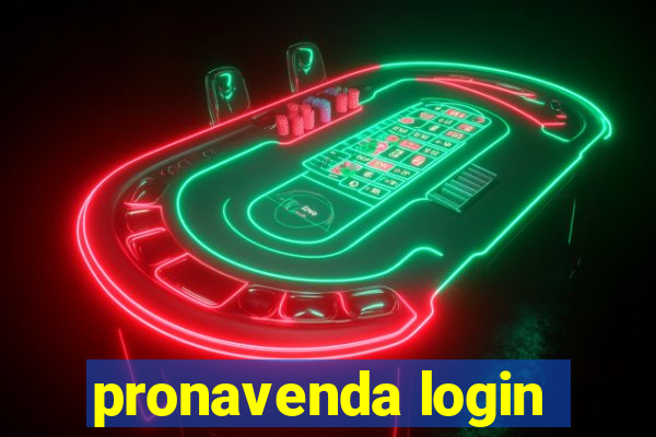 pronavenda login