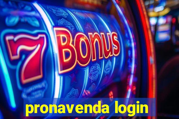 pronavenda login