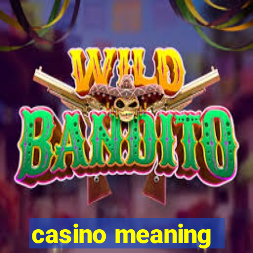 casino meaning