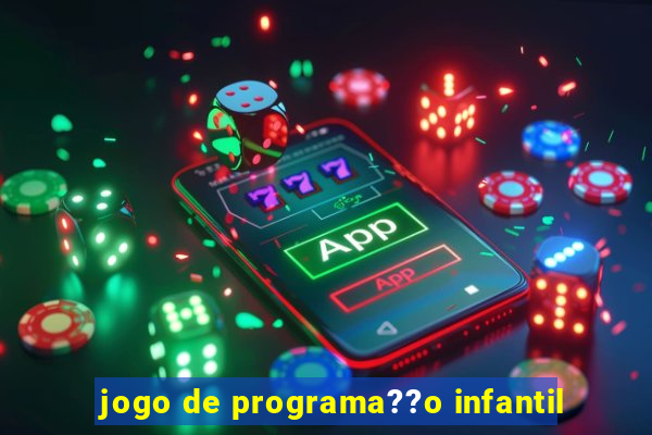 jogo de programa??o infantil