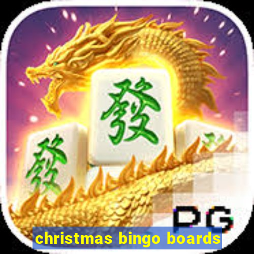 christmas bingo boards