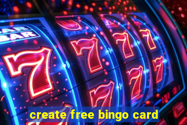 create free bingo card